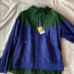 Blue and Green Jacket